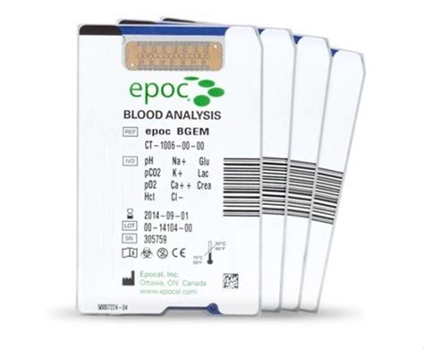 point of care blood gas analyzers|epoc bgem bun test card.